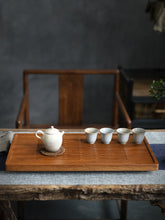 Load image into Gallery viewer, Heavy Bamboo Tea Tray [Ya-Su Chuang] Drawer Storage / Pipe Drainage
