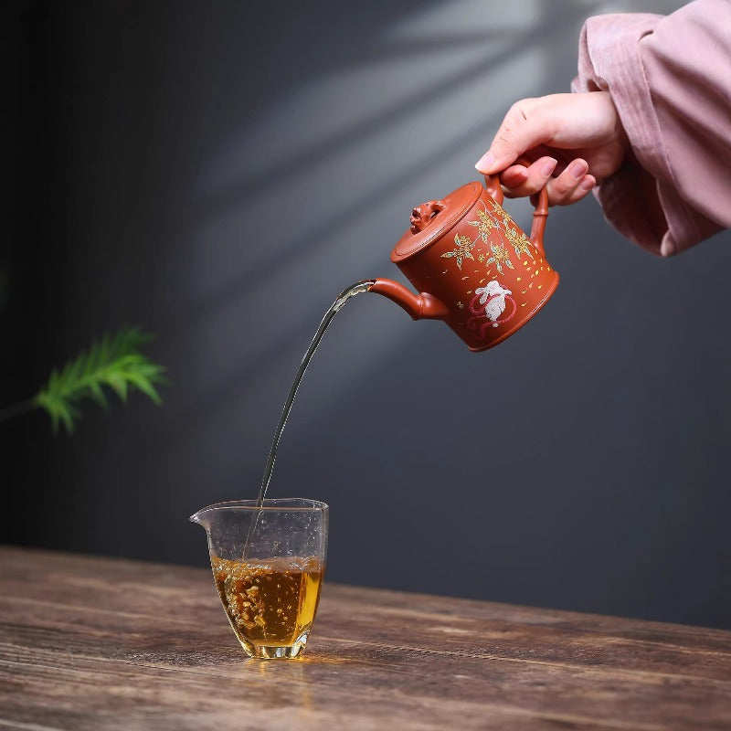 Teko Zisha Yixing [Bamboo] (Zhao Zhuang Zhu Ni - 300ml)