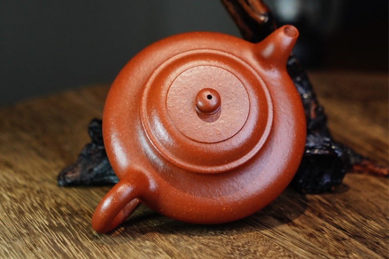 Full Handmade Yixing Zisha Teapot [Xu Bian Pot] (Jiang Po Ni - 210ml)