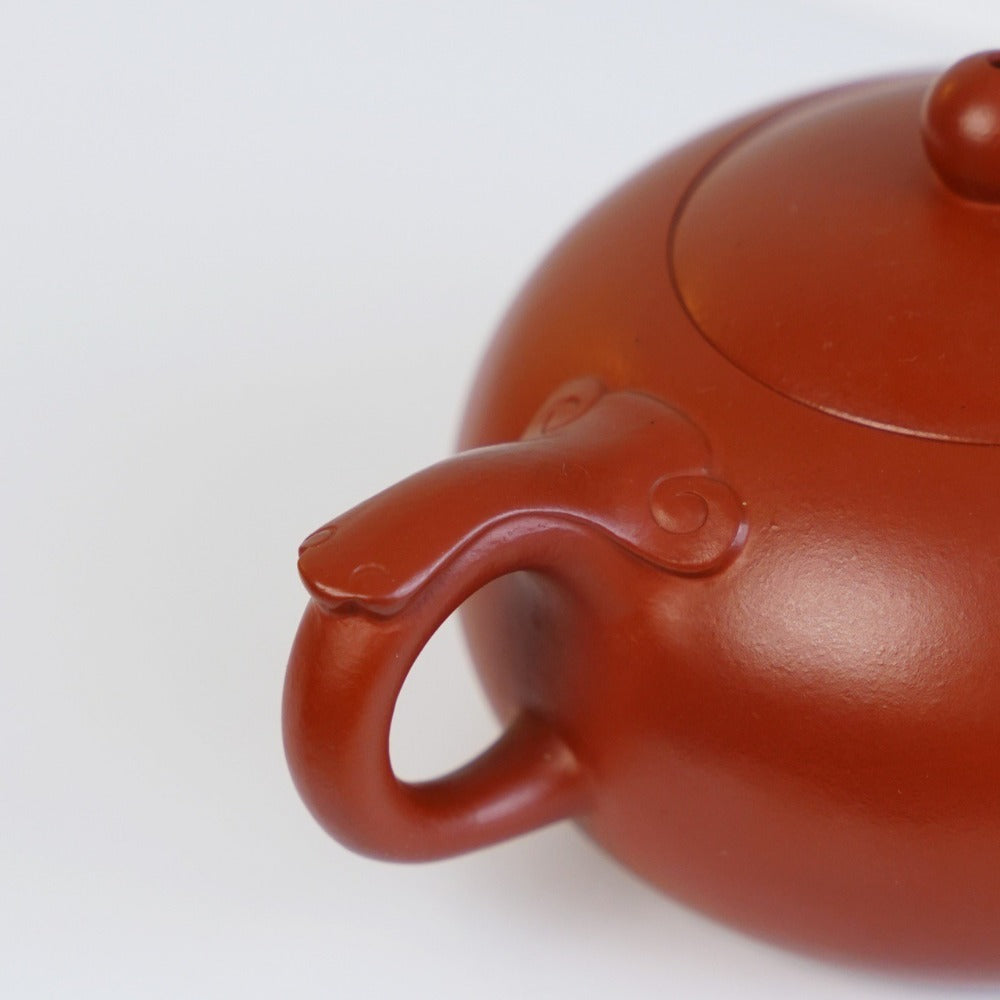 Théière Yixing Zisha entièrement faite à la main [Pot Yu Ru] (Xiao Meiyao Zhu Ni - 210 ml)