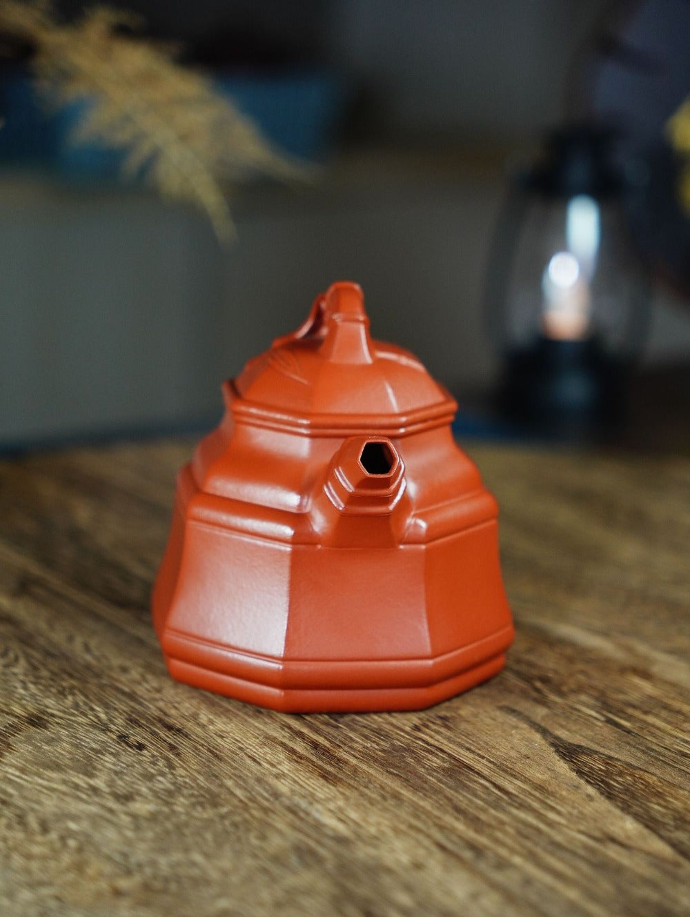 Full Handmade Yixing Zisha Teapot [Bafang Zhu Ding Pot] (Zhu Ni - 300ml)