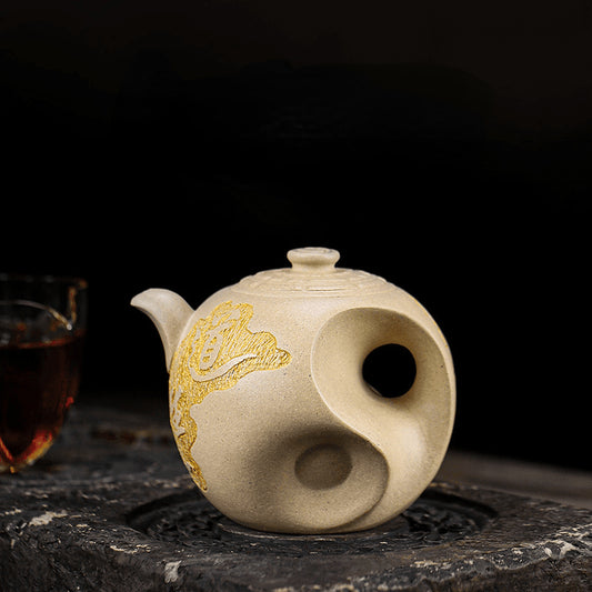 Full Handmade Yixing Zisha Teapot [Dadao Zhi Jian] (Bai Duan Ni - 370ml)