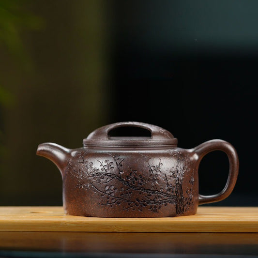 Yixing Zisha Teapot [Niu Gai Lianzi Pot] (Shi Hong - 280ml)