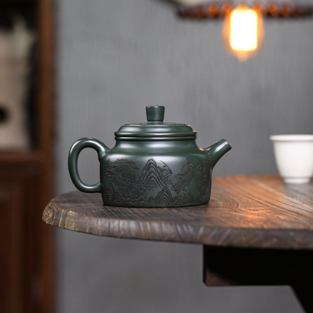 Yixing Zisha Teapot [Dezhong] (Lu Ni - 300ml)