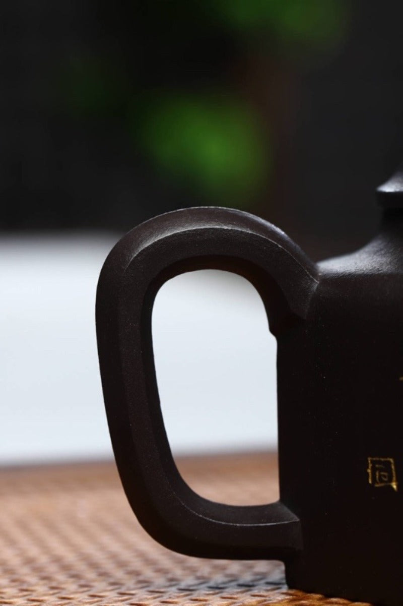 Tetera de Zisha de Yixing completamente hecha a mano [Jianliu De Zhong] (Shi Huang - 300ml)
