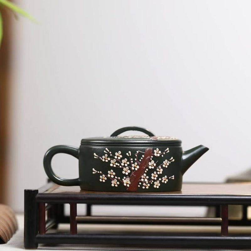 Yixing Zisha Teapot [Meixiang Hanwa] (Lu Ni - 160ml)