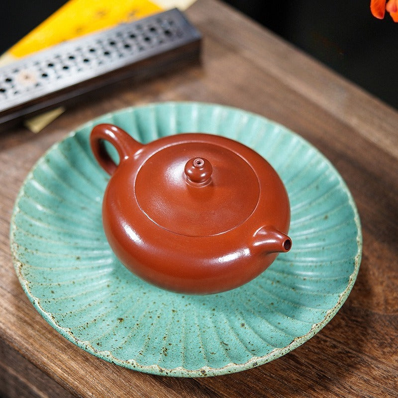 Full Handmade Yixing Zisha Teapot [Wan Yu] (Dahongpao - 320ml)