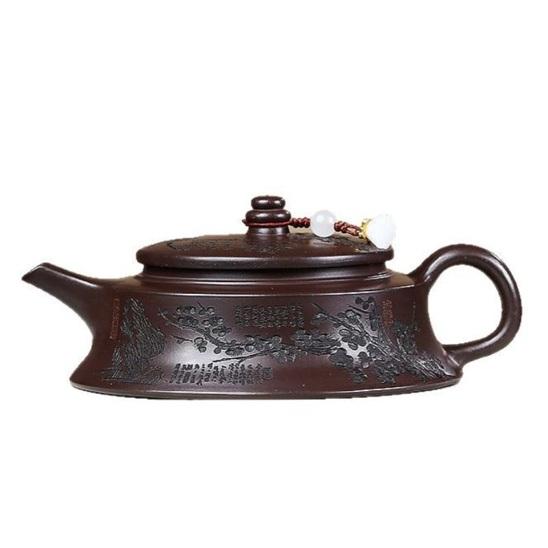 Teko Yixing Zisha [Topi Jerami gaya Ming] (Lao Zi Ni - 160ml)
