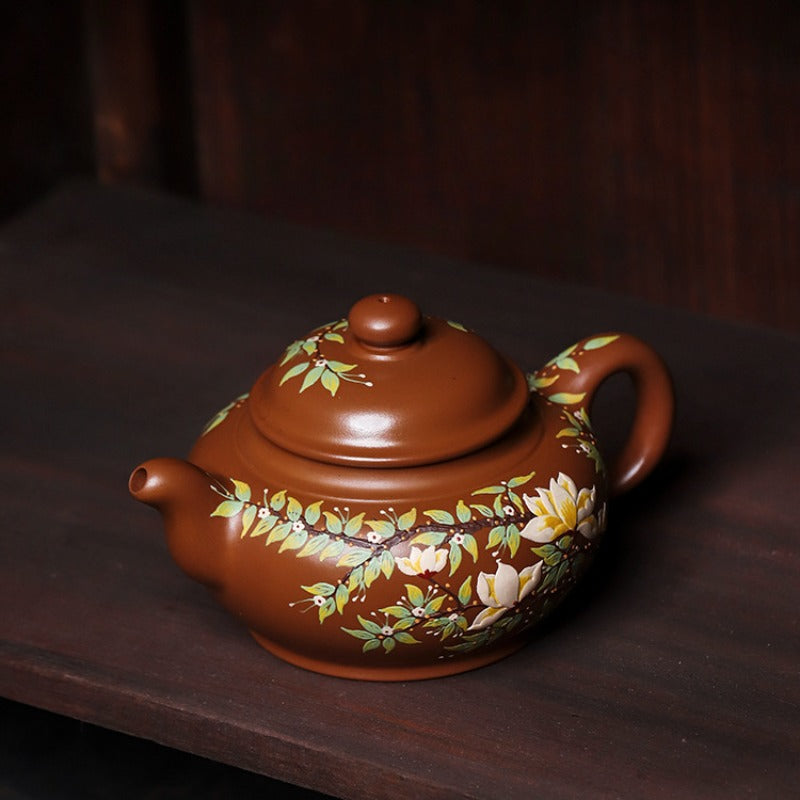 Full Handmade Yixing Zisha Teapot [Chun Hua Qiu Shi] 470ml – YIQIN