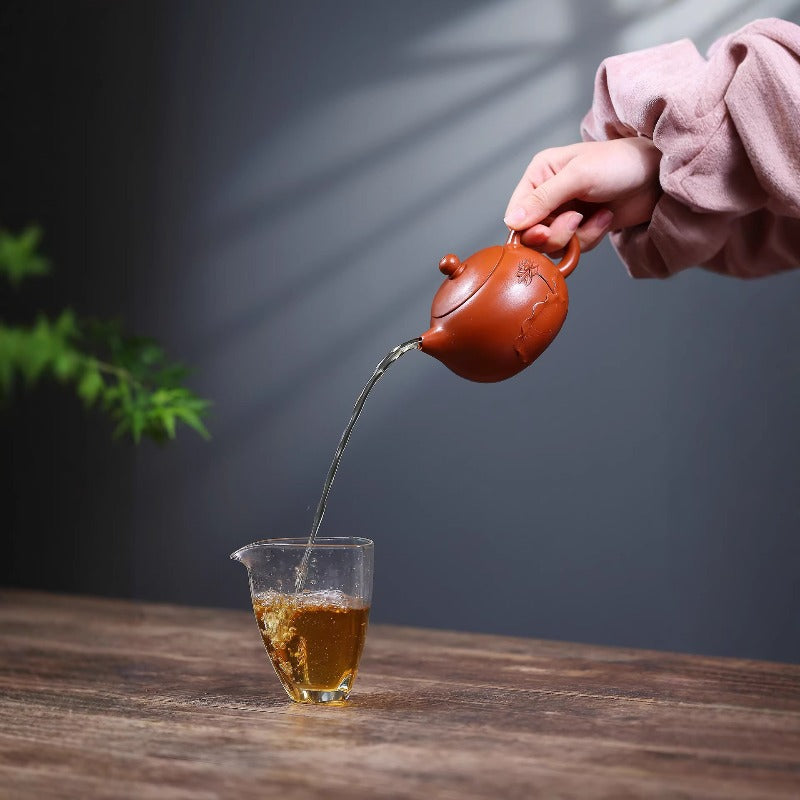 Teiera Yixing Zisha [Lotus Xishi] (Zhao Zhuang Zhu Ni - 280ml)