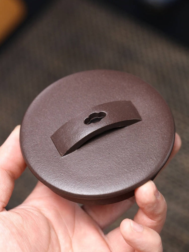 Full Handmade Yixing Zisha Teapot [Hanwa Pot] (Zi Ni - 310ml)