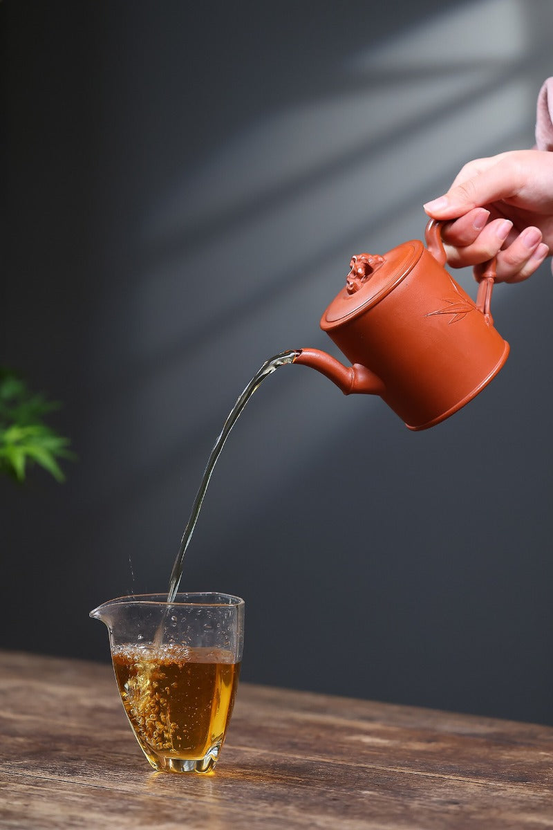 Teko Zisha Yixing [Taihu Stone Bamboo] (Zhao Zhuang Zhu Ni - 300ml)