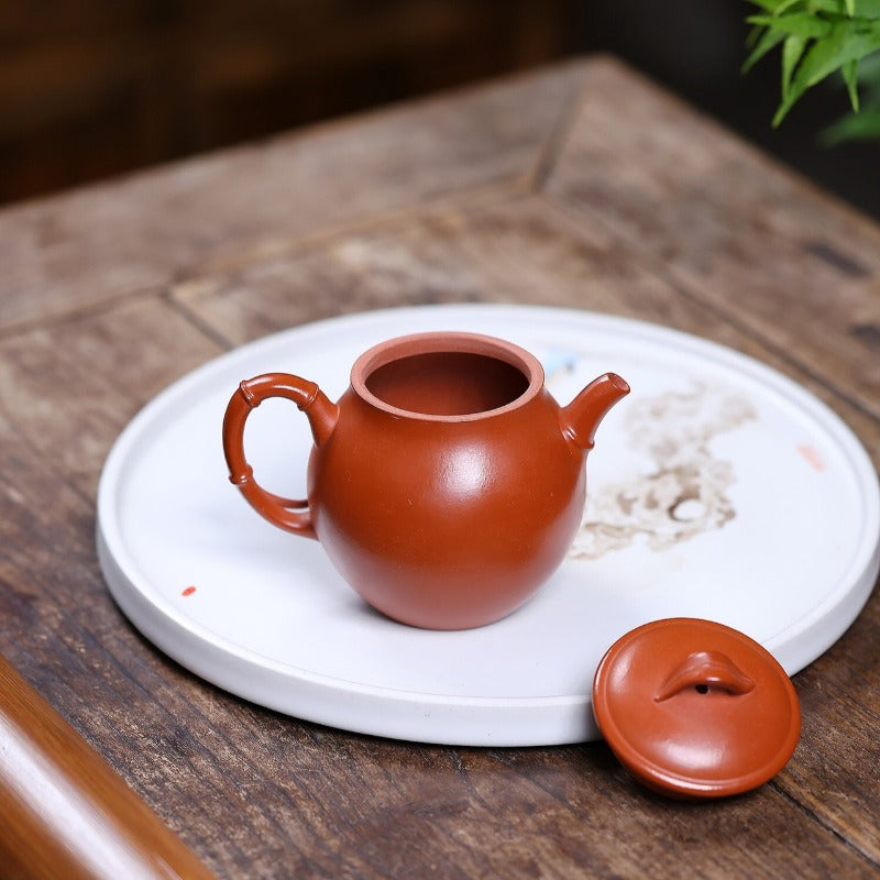 Yixing Zisha Teekanne [Leaf of Autumn] (Zhao Zhuang Zhu Ni - 180ml)