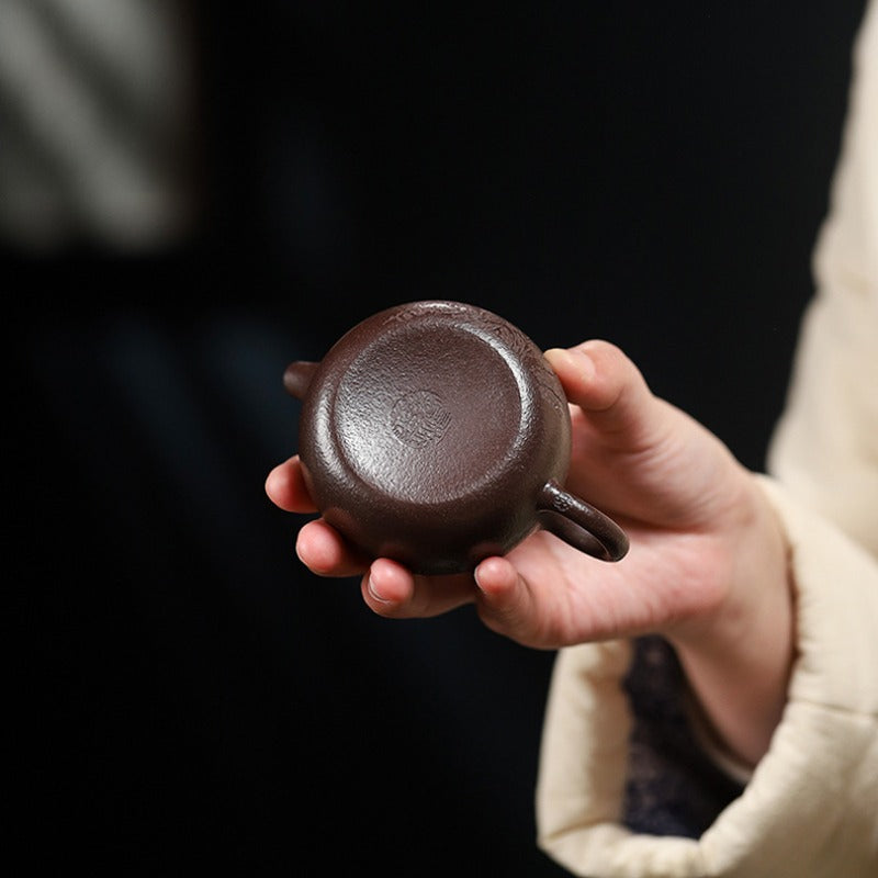Yixing Zisha Teapot [Mini Lotus Joy] (Lao Zi Ni - 110ml)