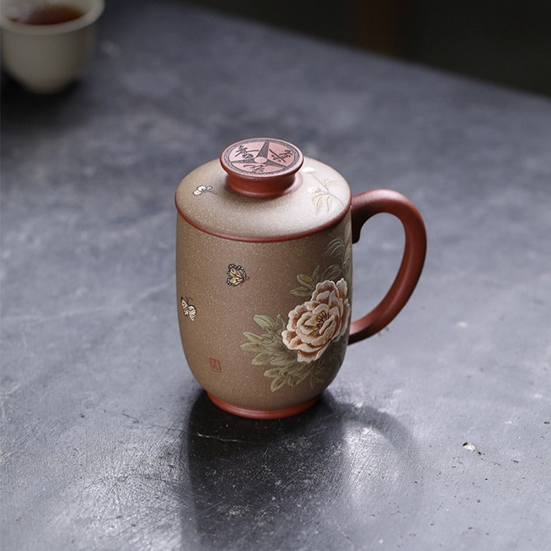 Taza de té Master Handmade Yixing Zisha [Ji Xiang] (Long Xue Sha - 200 ml)
