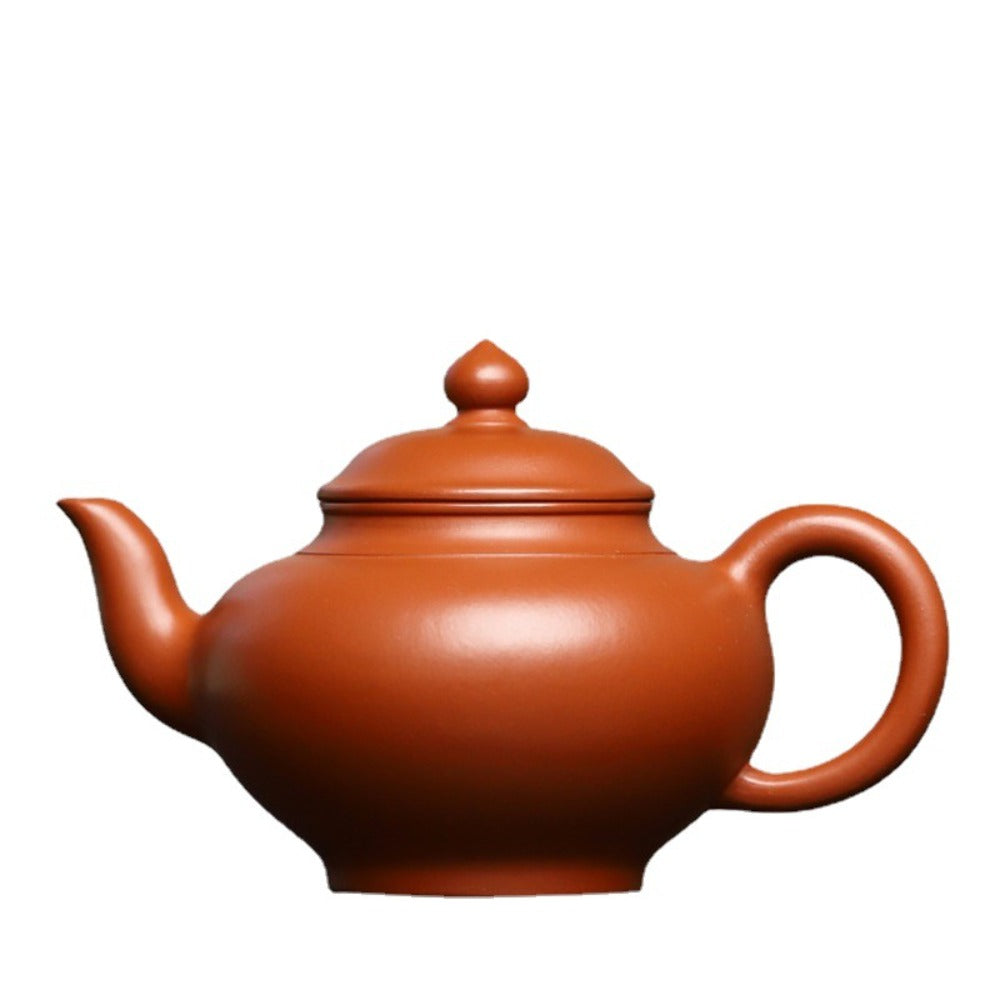 Vollständig handgefertigte Yixing Zisha Teekanne [Xiao Ying Pot] (Zhao Zhuang Zhu Ni- 240ml)
