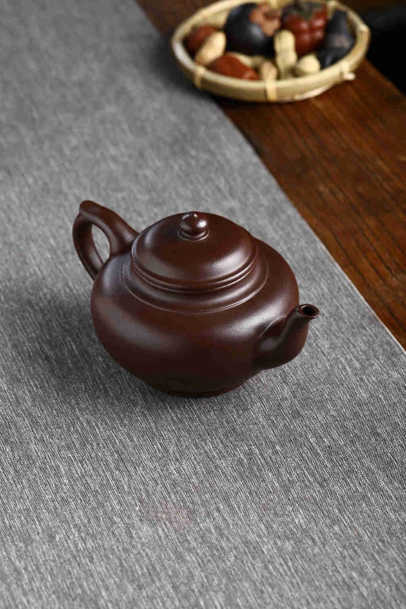 Théière Yixing Zisha entièrement faite à la main [Pot Xiao Ying] (Shi Hong - 360ml)