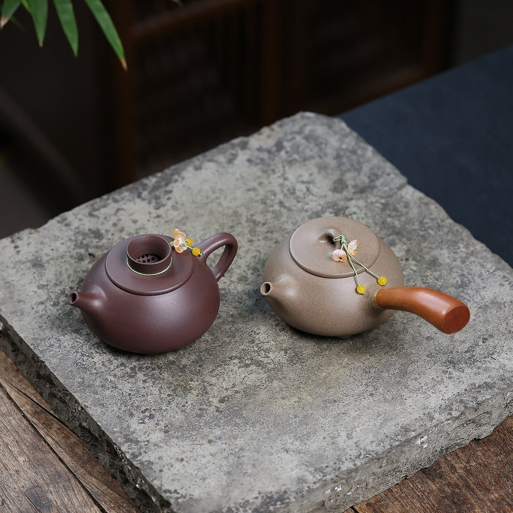 Yixing Zisha Teapot [Tang Yu Shi Piao] (Zi Ni/Qinghua Duan - 230ml)