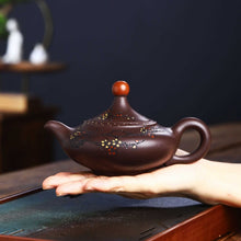 Load image into Gallery viewer, Full Handmade Yixing Zisha Teapot [Good Luck 好运当头] (Lao Zi Ni - 270ml)
