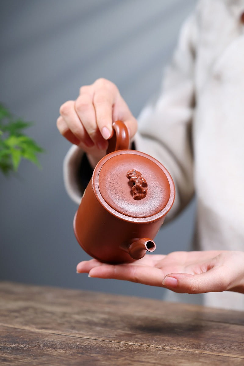 Teko Zisha Yixing [Bamboo] (Zhao Zhuang Zhu Ni - 300ml)