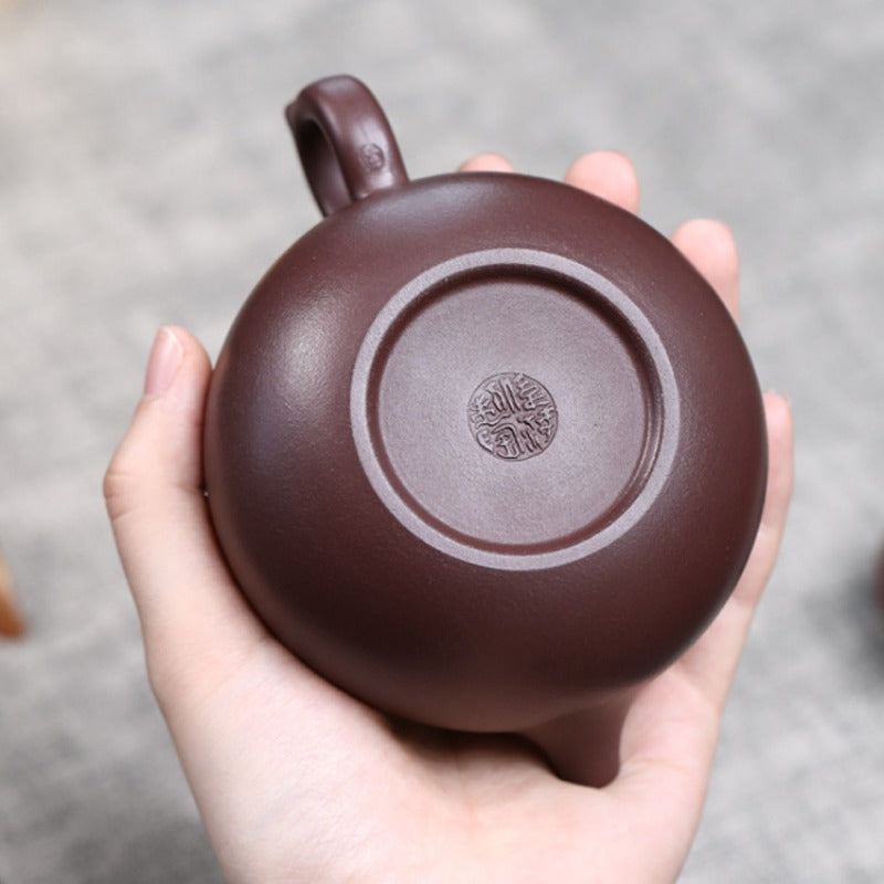 Full Handmade Yixing Zisha Teapot [Listening] (Zi Ni - 200ml)