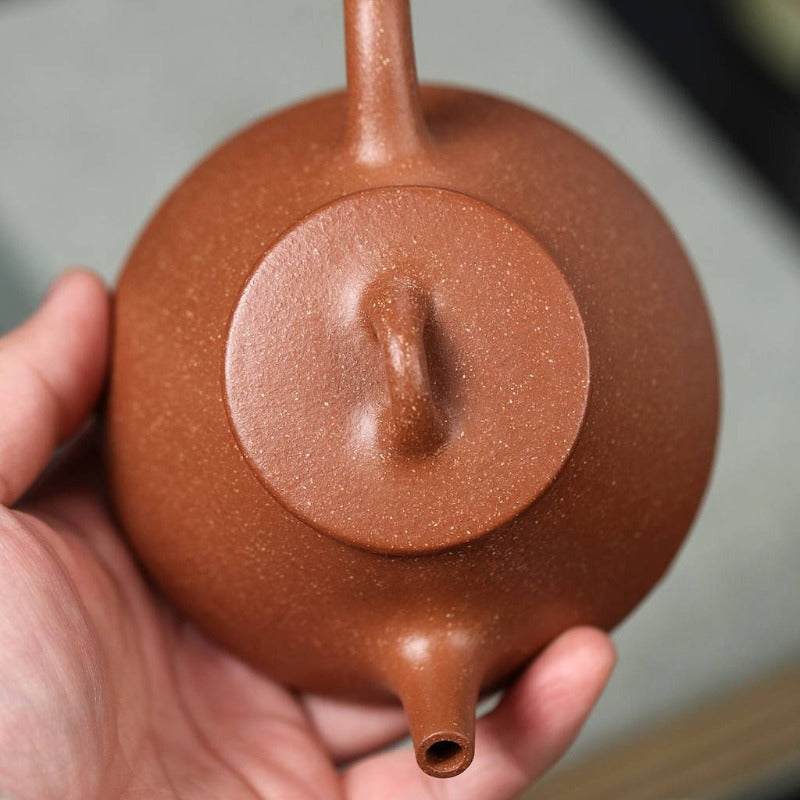 Théière Yixing Zisha entièrement faite à la main [Pot Ziye Shi Piao] (Jiang Po Ni - 220 ml)