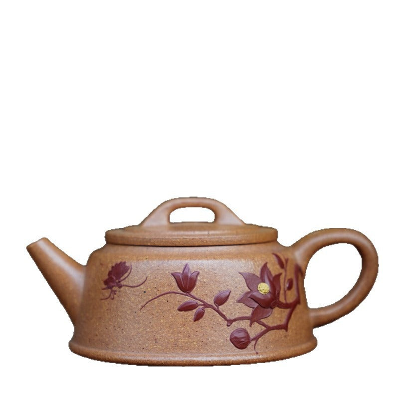 Full Handmade Yixing Zisha Teapot [Yu Zhao Pot] (Wucai Lao Duan Ni - 170ml)