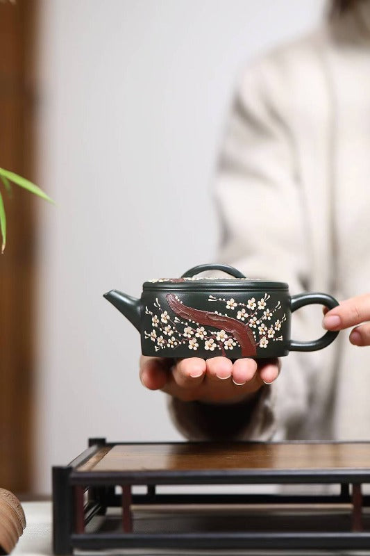 Yixing Zisha Teapot [Meixiang Hanwa] (Lu Ni - 160ml)