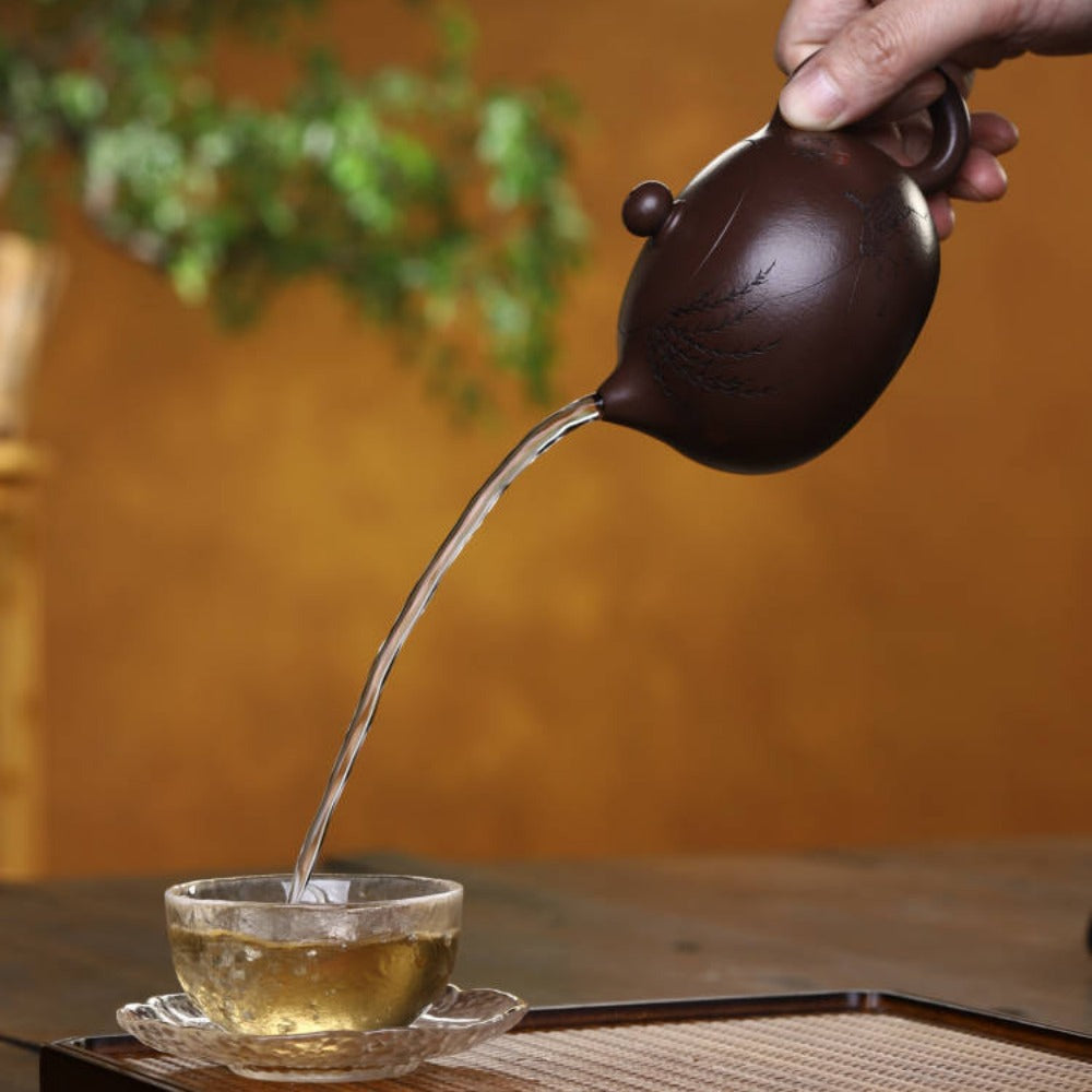 Full Handmade Yixing Zisha Teapot [Xishi Pot] (Lao Zi Ni - 250ml)