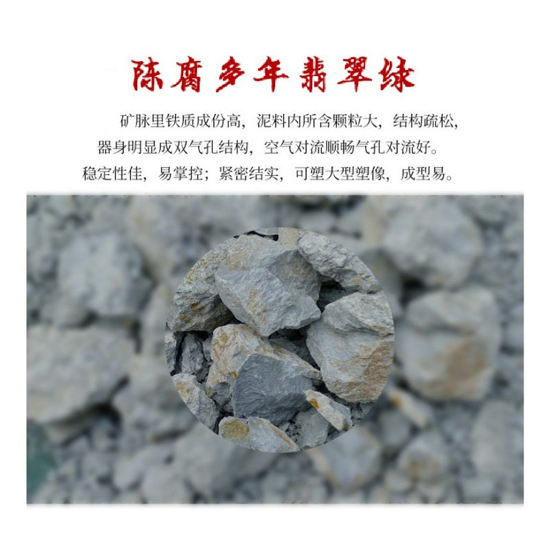 Théière Yixing Zisha entièrement faite à la main [Yitai Wan Qian] (Feicui Lu Ni - 300 ml)