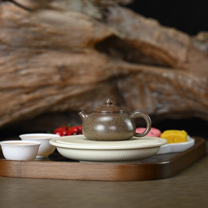 Théière Yixing Zisha [Mini Han Jiang] (Terre cuite au bois Cheng Xiang Ni - 130ml)