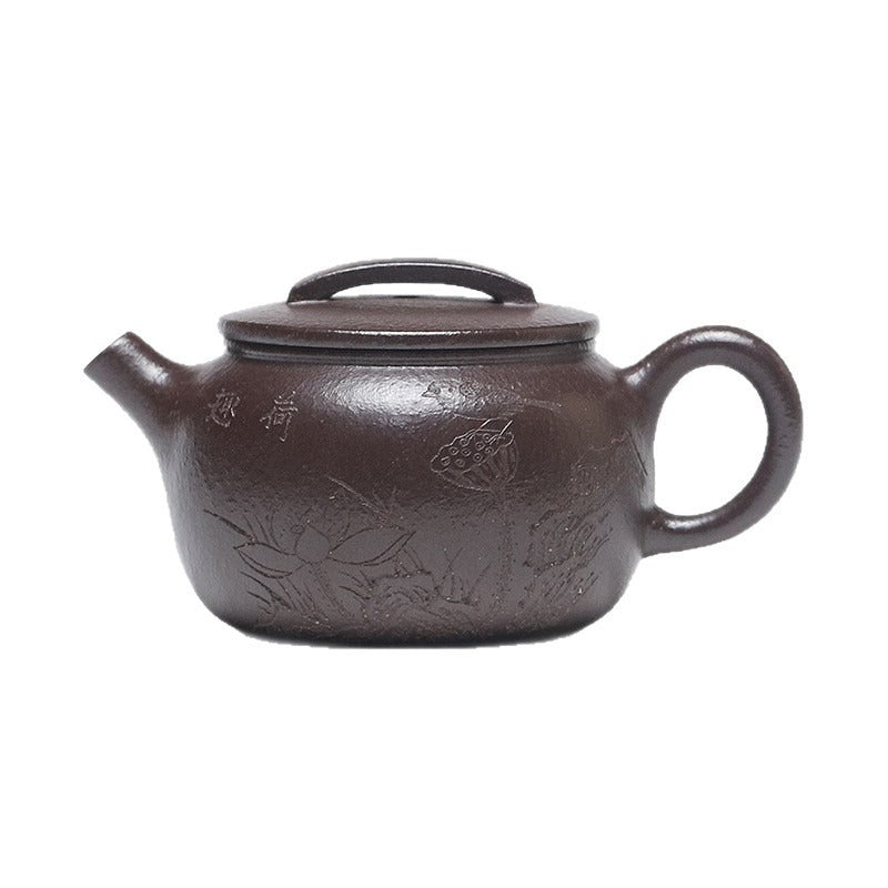 Yixing Zisha Teapot [Mini Lotus Joy] (Lao Zi Ni - 110ml)
