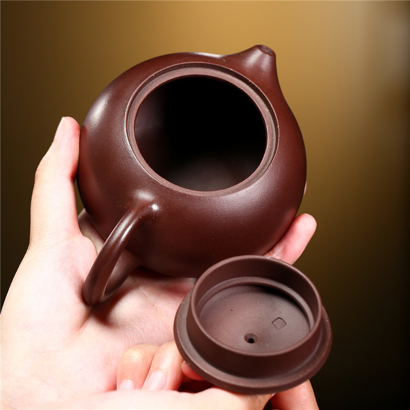 宜興紫砂茶壺 [卡盖西施] (紫泥 - 200/250/300/400ml)