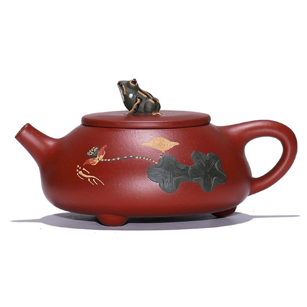 Service à thé Yixing Zisha [Étang de lotus au clair de lune] (Dahongpao - 260 ml)