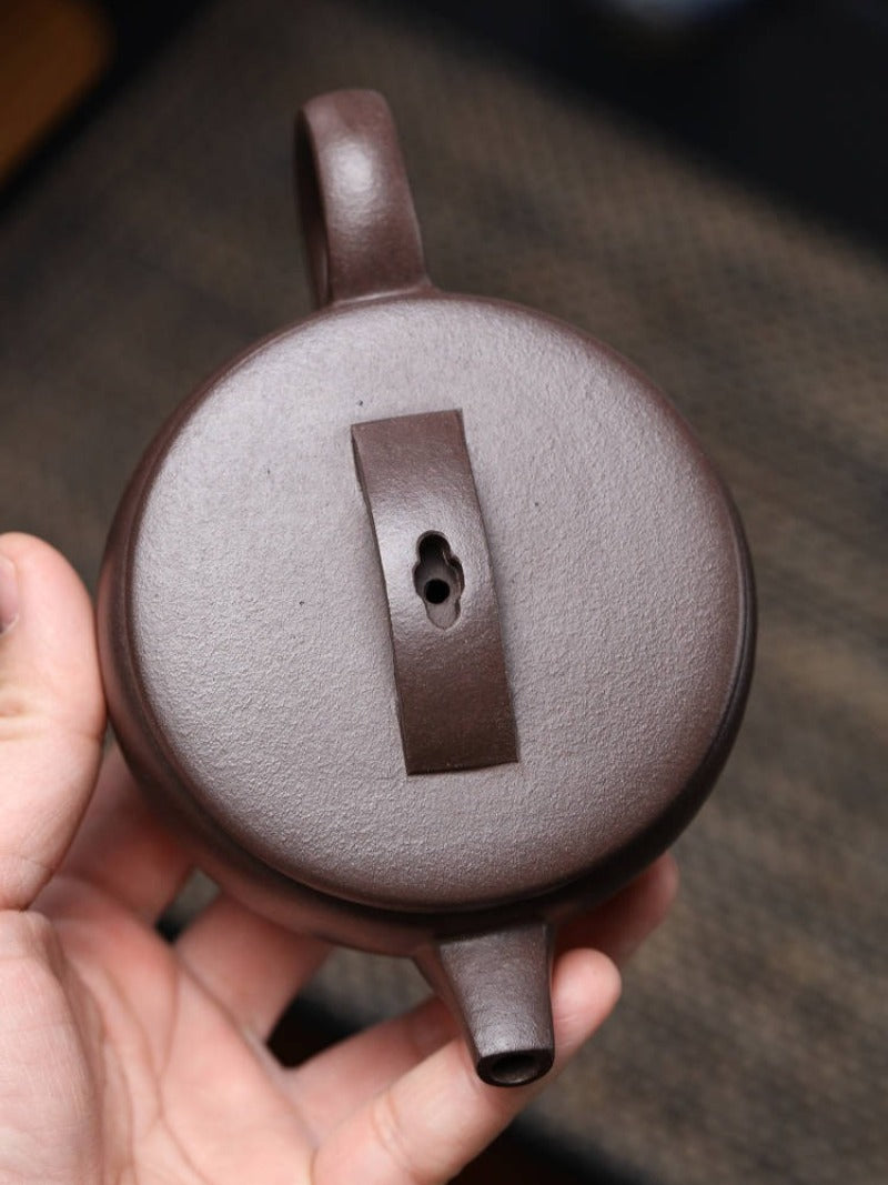 Full Handmade Yixing Zisha Teapot [Hanwa Pot] (Zi Ni - 310ml)