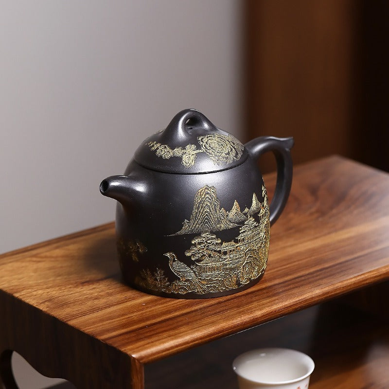 Yixing-Zisha-Teekanne [Qin Quan] (Shi Huang - 420 ml)