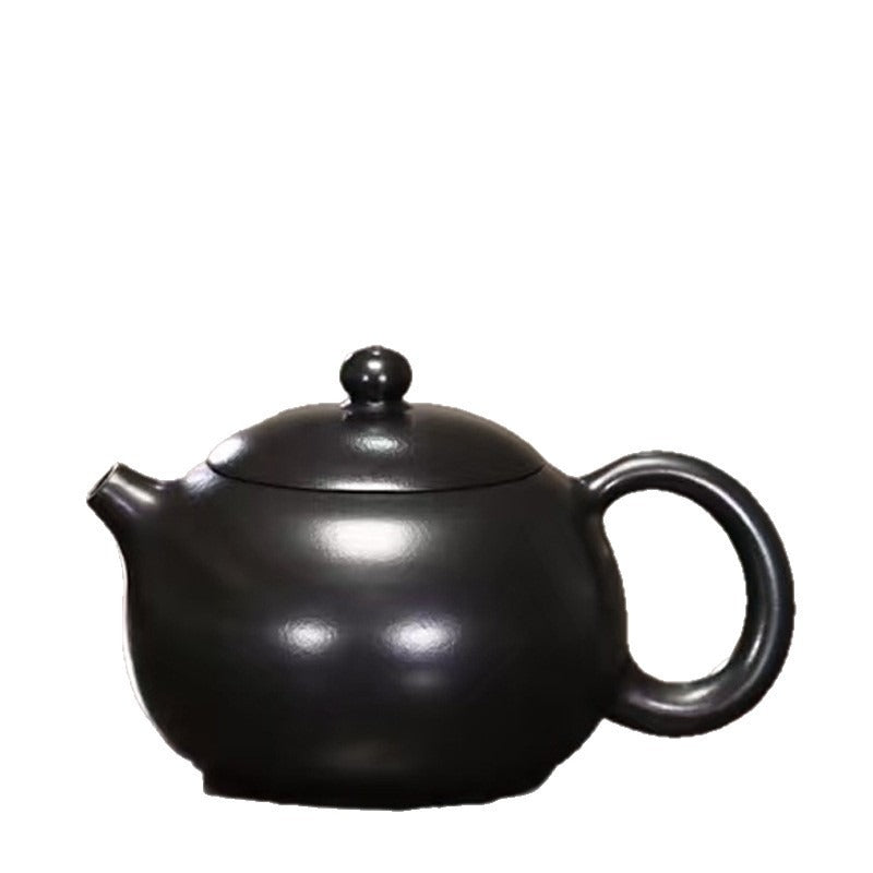 全手工宜兴紫砂茶壶 [西施壶] (黑泥 - 270ml)