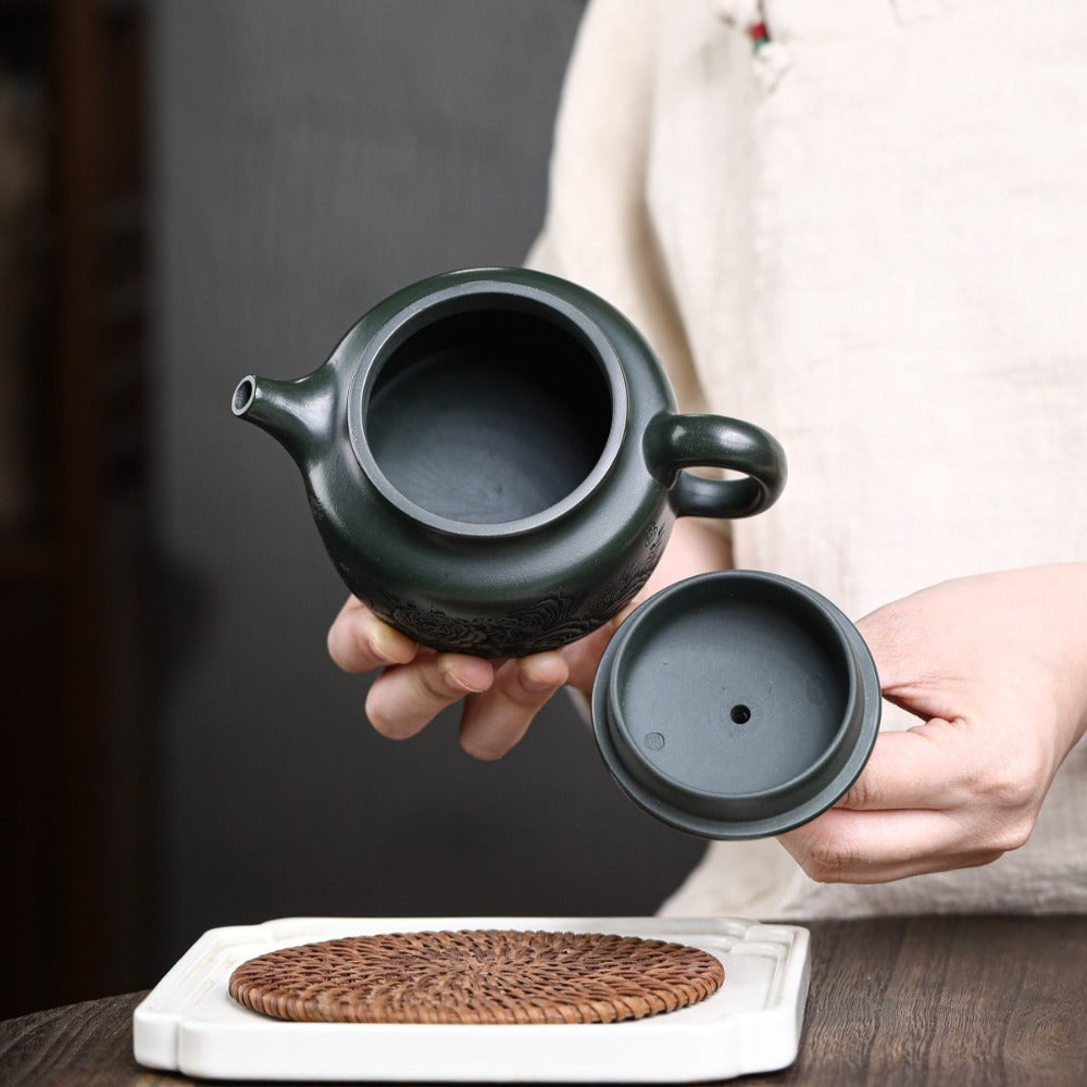 Yixing Zisha Teapot [Dezhong] (Lu Ni - 300ml)