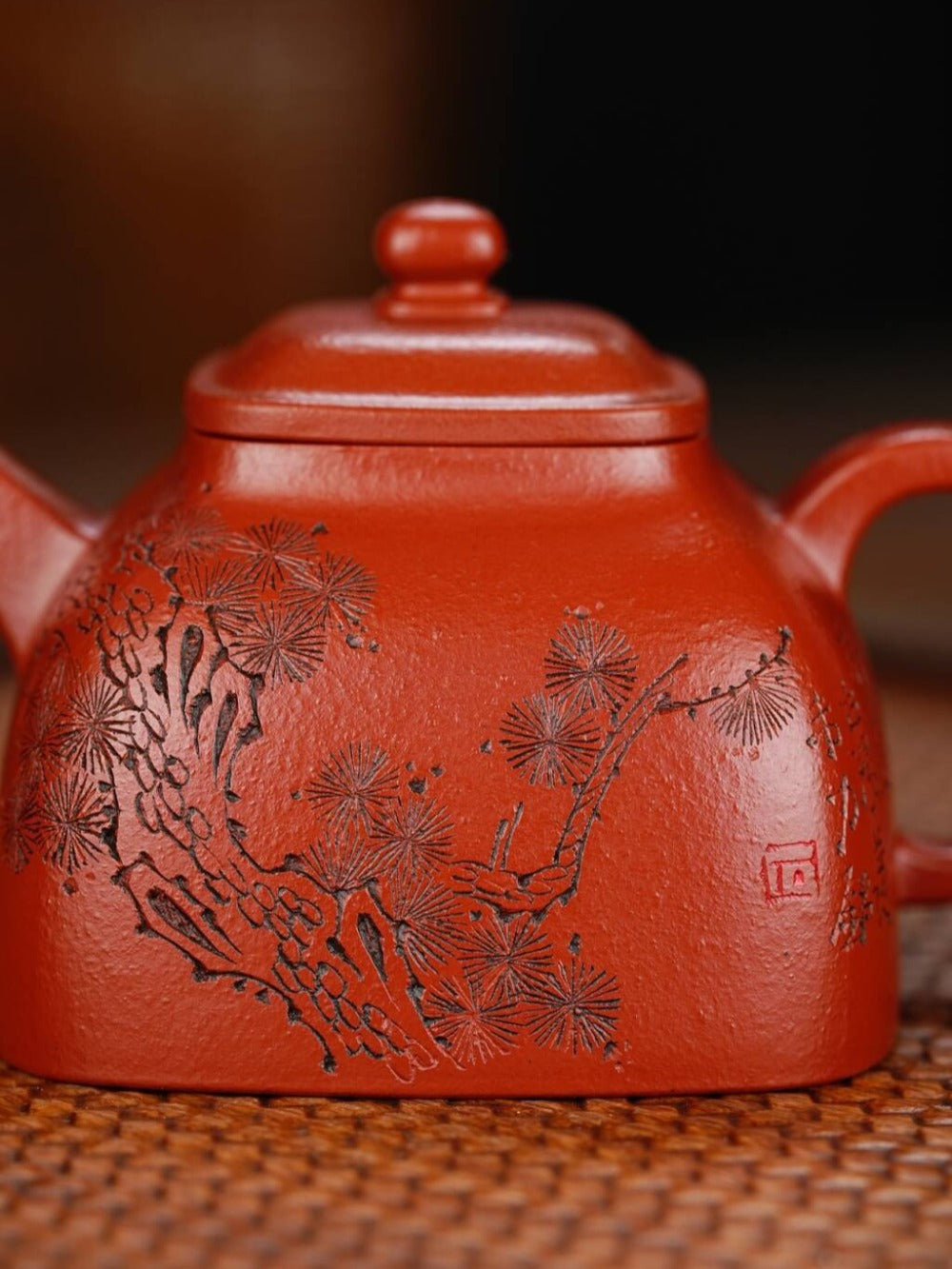 Full Handmade Yixing Zisha Teapot [Tan Ran Pot] (Zhu Ni - 150ml)