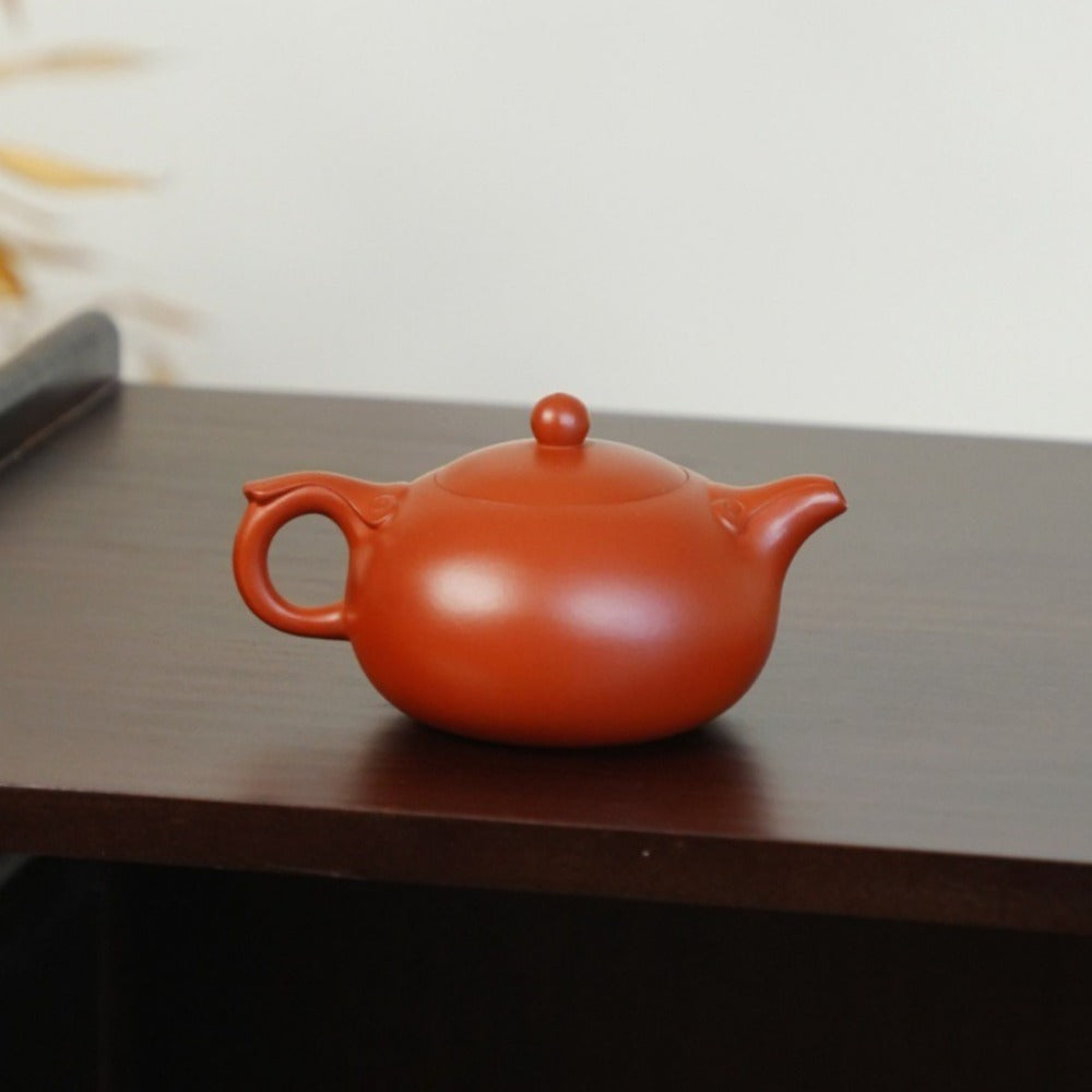 Théière Yixing Zisha entièrement faite à la main [Pot Yu Ru] (Xiao Meiyao Zhu Ni - 210 ml)