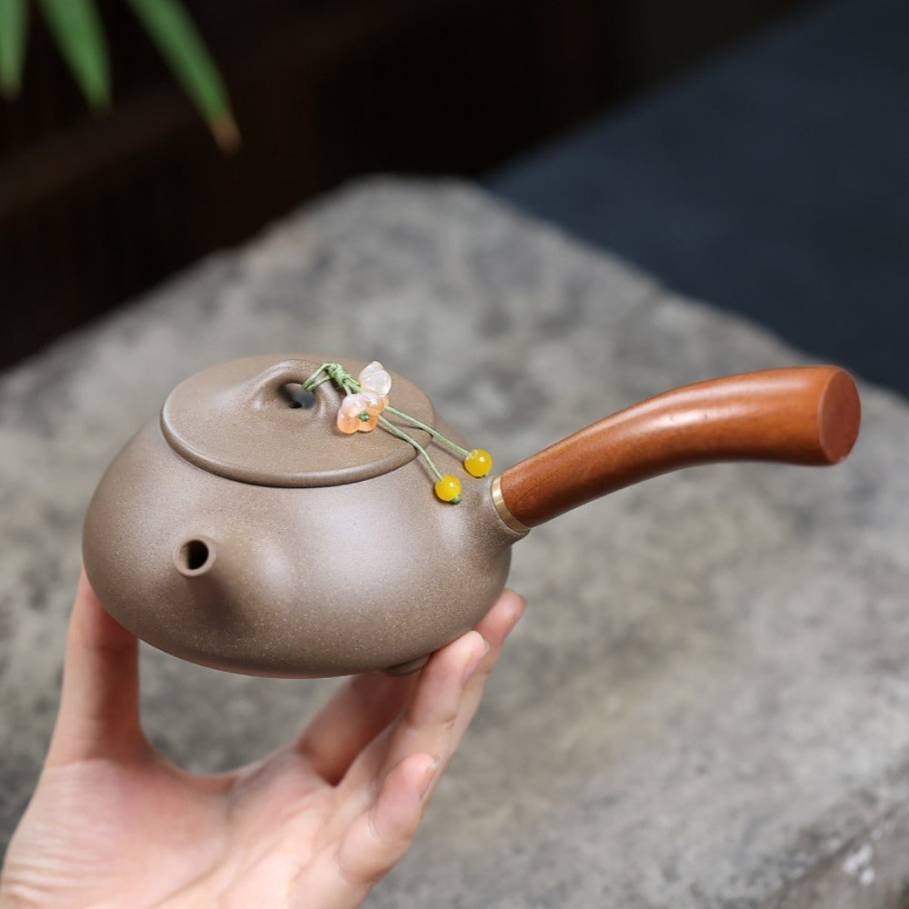 Yixing Zisha Teapot [Tang Yu Shi Piao] (Zi Ni/Qinghua Duan - 230ml)