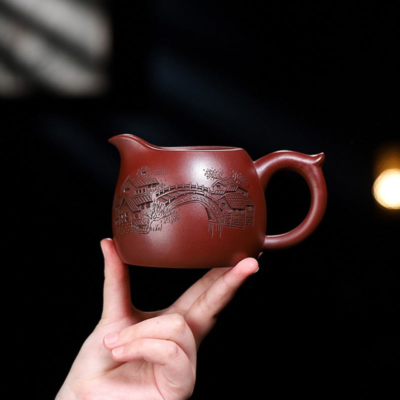 Handmade Yixing Zisha Fair Cup [Jiangnan] (Zi Ni - 280/380ml)