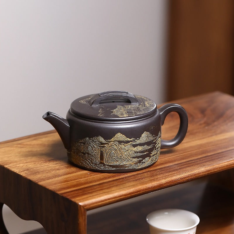Yixing-Zisha-Teekanne [Hanwa] (Shi Huang - 240 ml)
