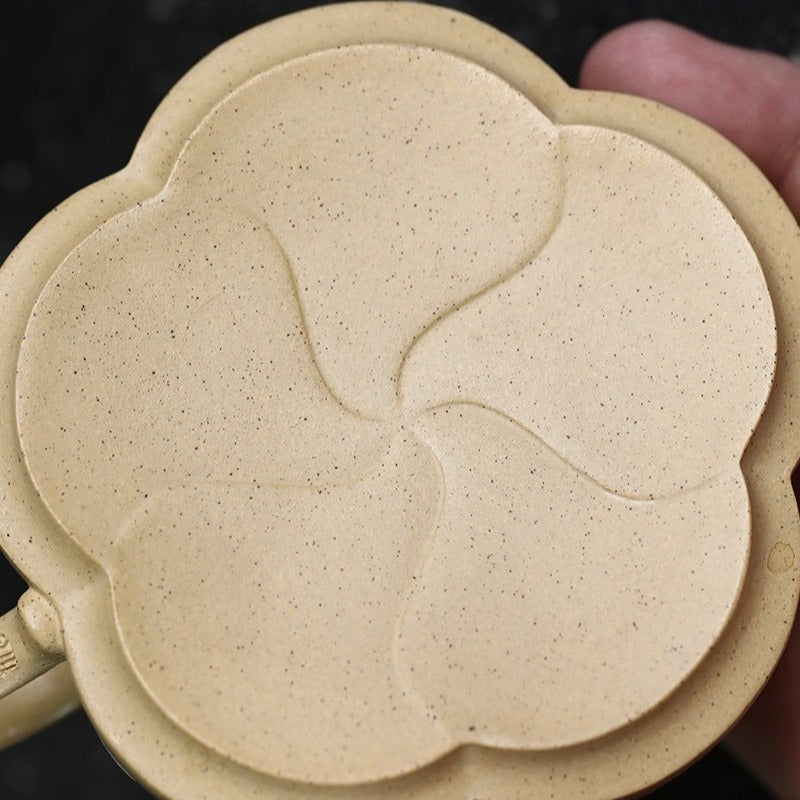 全手工宜兴紫砂茶壶 [隐翠] (本山绿泥 - 120ml)