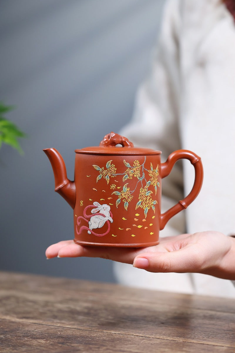 Teko Zisha Yixing [Bamboo] (Zhao Zhuang Zhu Ni - 300ml)
