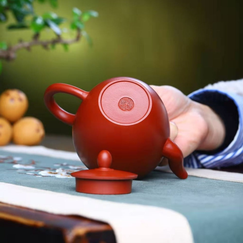 全手工宜兴紫砂茶壶 [美人肩壶] (大红袍 - 260ml)