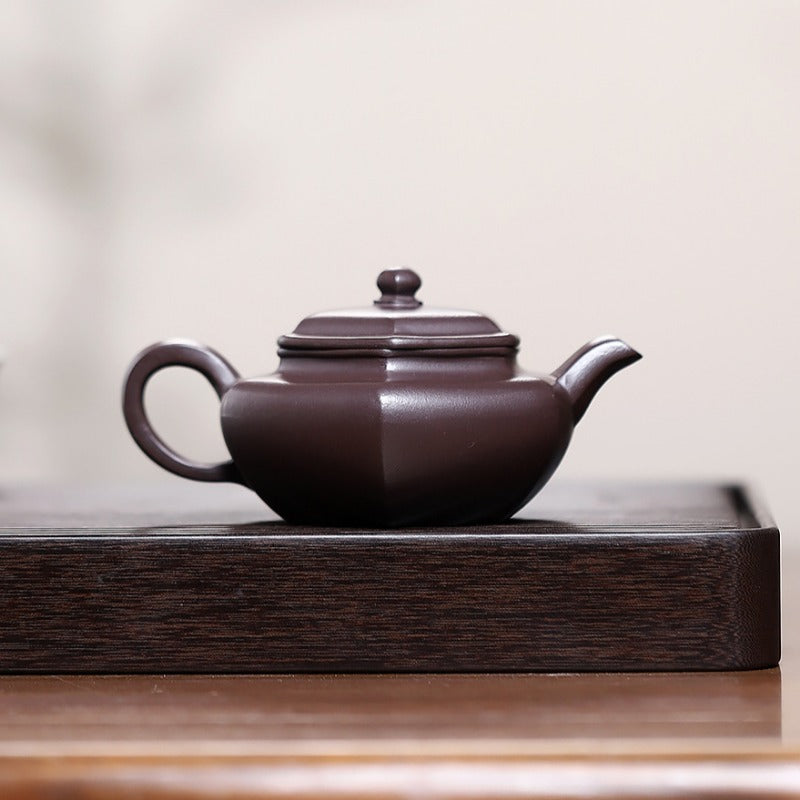 Yixing Zisha Teapot [Liufang Fanggu] (Zi Ni - 200ml)