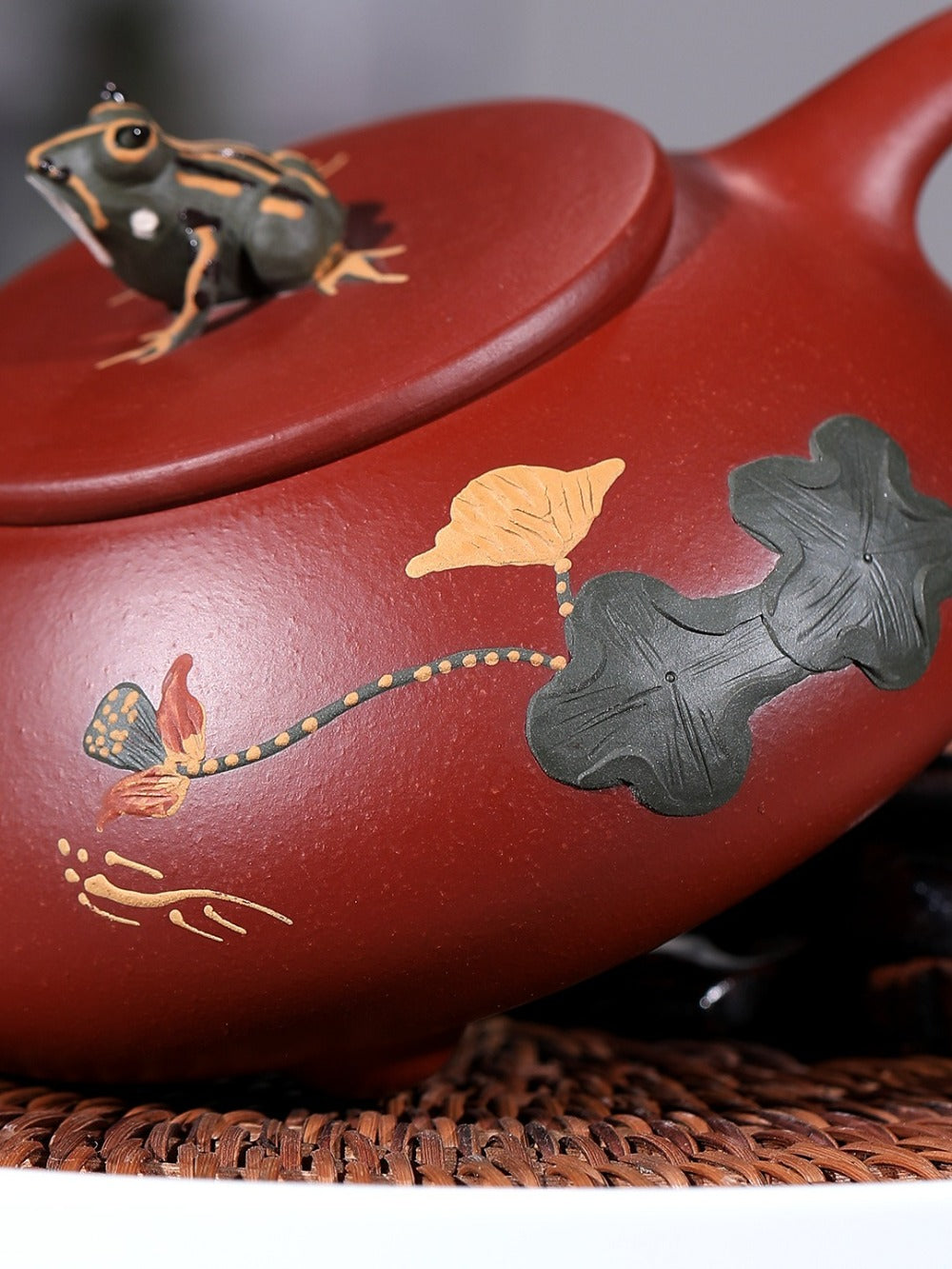 Service à thé Yixing Zisha [Étang de lotus au clair de lune] (Dahongpao - 260 ml)