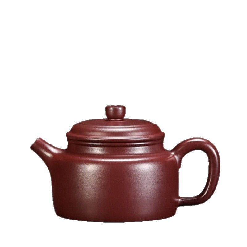 Théière Yixing Zisha entièrement faite à la main [Mini Pot De Zhong] (Long Xue Sha - 140ml)