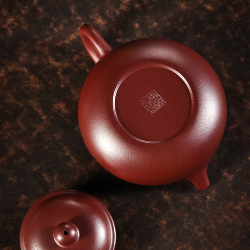 Théière Yixing Zisha entièrement faite à la main [Pot Rong Tian] (Long Xue Sha - 150ml)